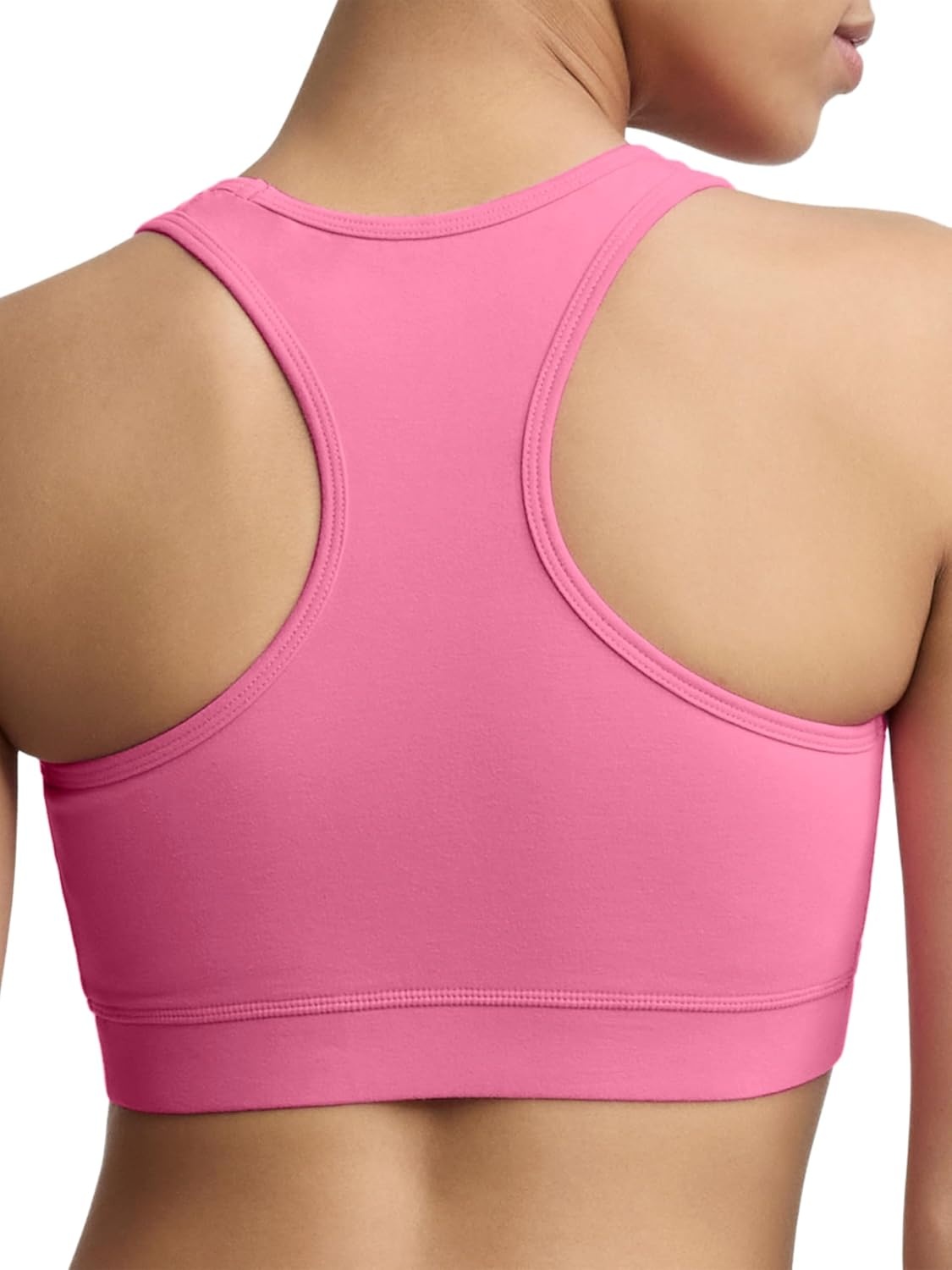 image:imageChampion Womens Champion Script Sports Bra Flexible FitPink Cosmos Script Logo