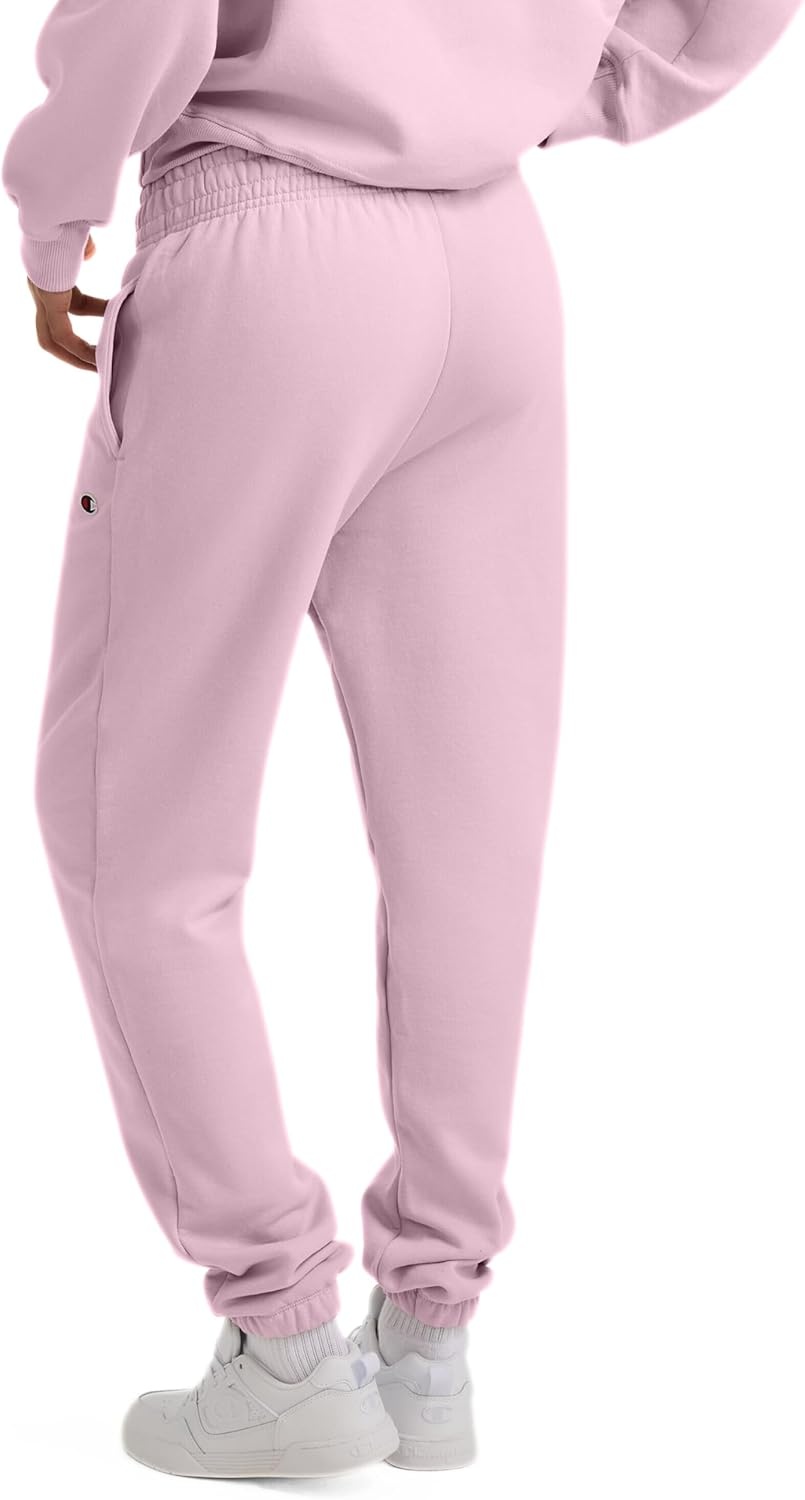 image:imageChampion Womens CinchedBottom Fleece Sweatpants Oversized Fit MidweightBallerina Slipper