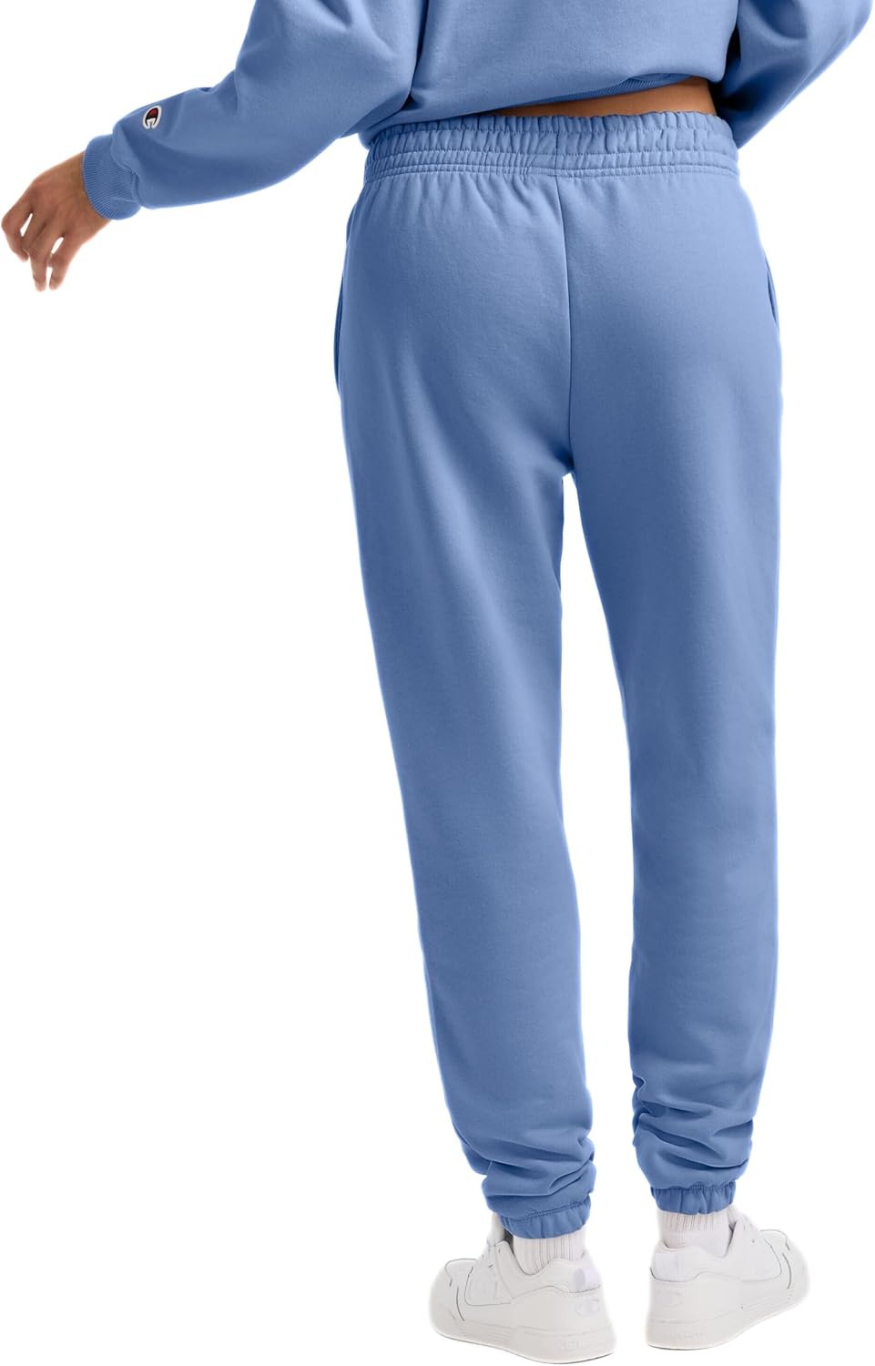 image:imageChampion Womens CinchedBottom Fleece Sweatpants Oversized Fit MidweightPewter Blue