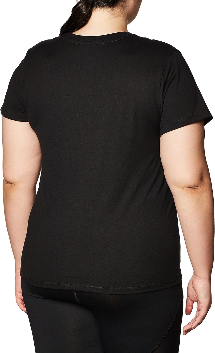 image:imageChampion Womens Classic Short Sleeve Graphic TShirt Standard Fit Script LogoBlack Small Script