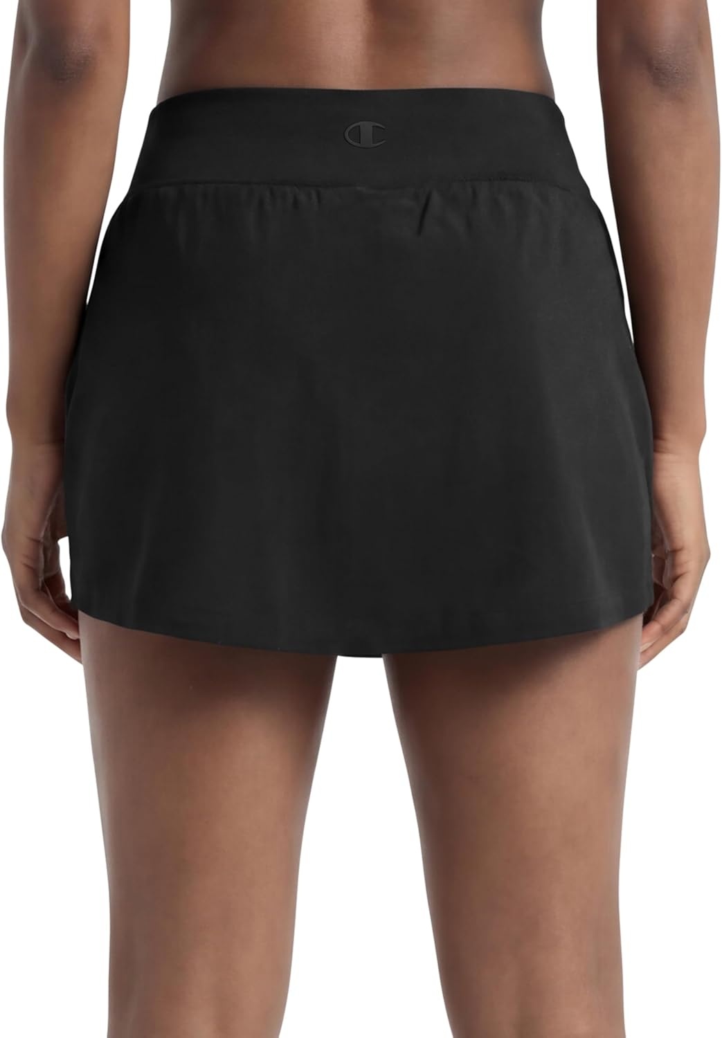 image:imageChampion Womens Courtside 15 Skort Standard Fit 3 Inner ShortBlack C Logo