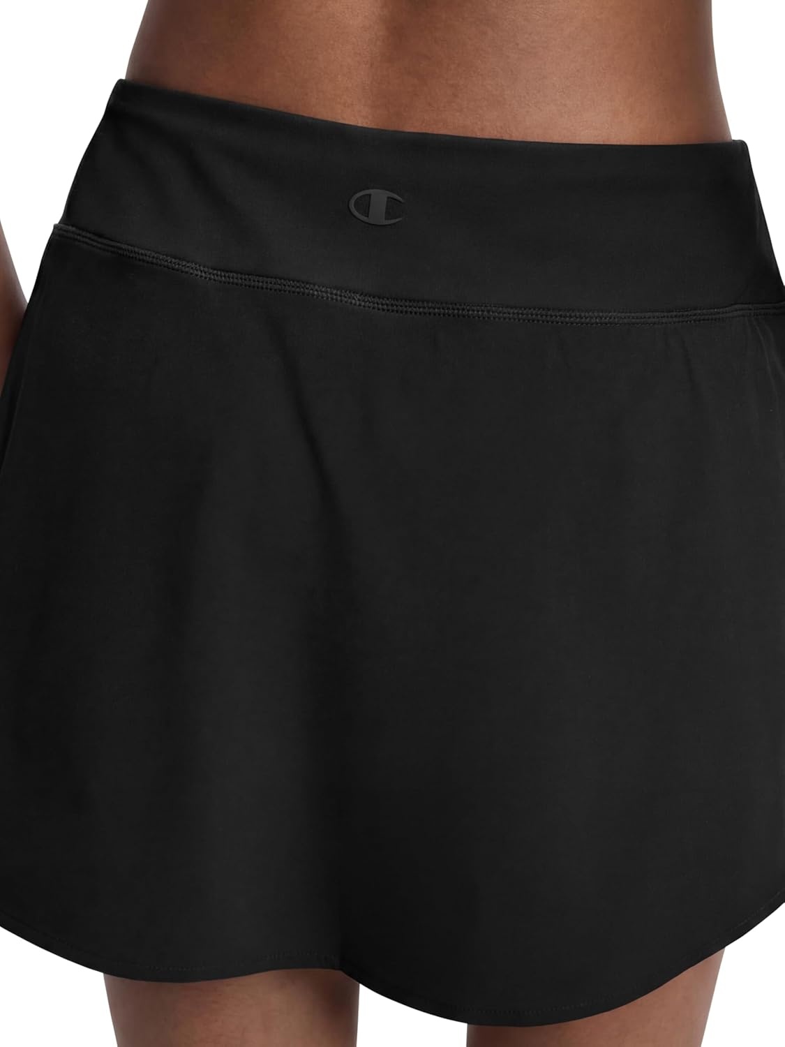 image:imageChampion Womens Courtside 15 Skort Standard Fit 3 Inner ShortBlack C Logo