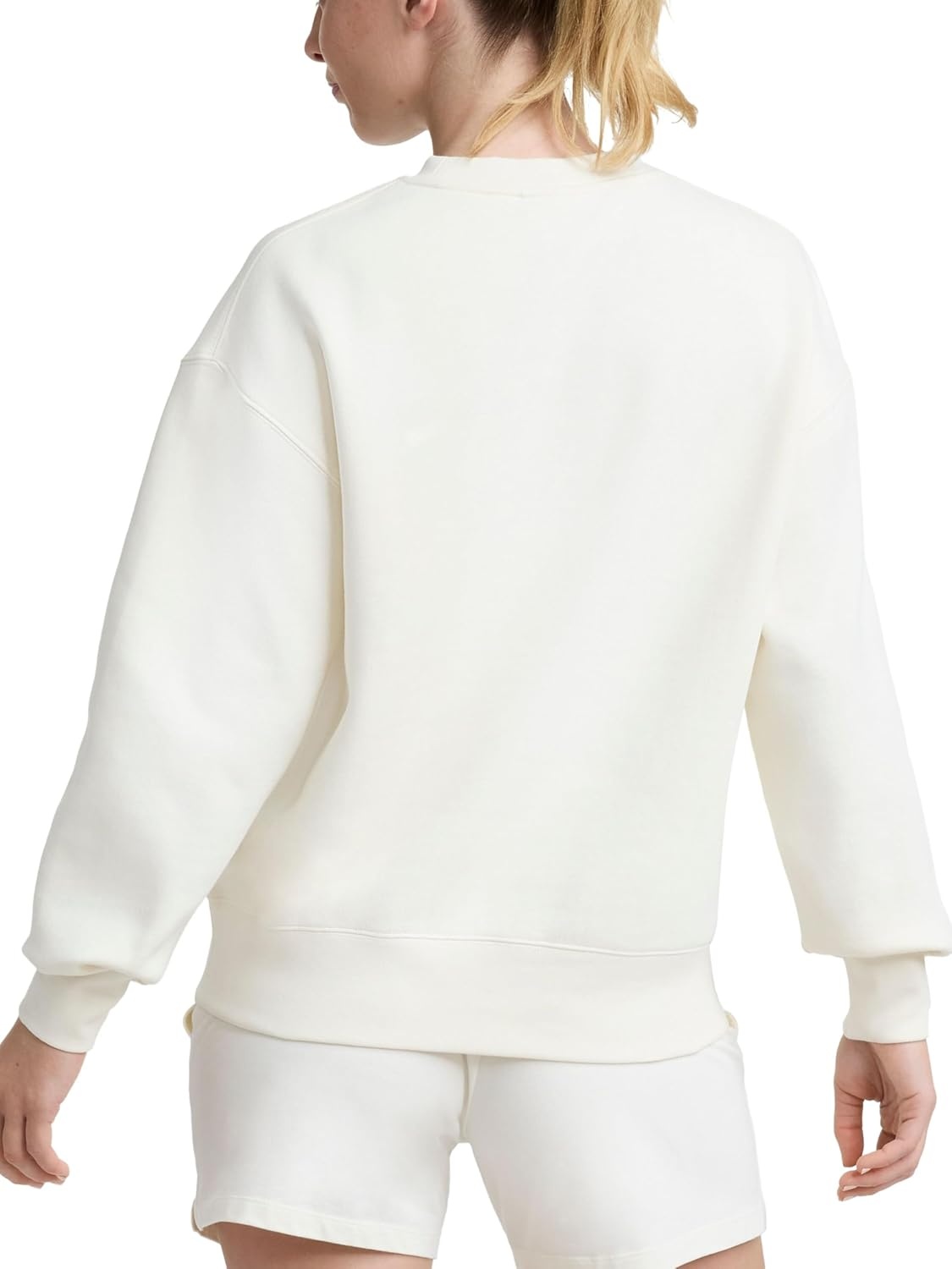 image:imageChampion Womens Crewneck Fleece Sweatshirt Loose Fit Midweight C Logo Available in Regular and PlusUnbleached Cotton C Logo