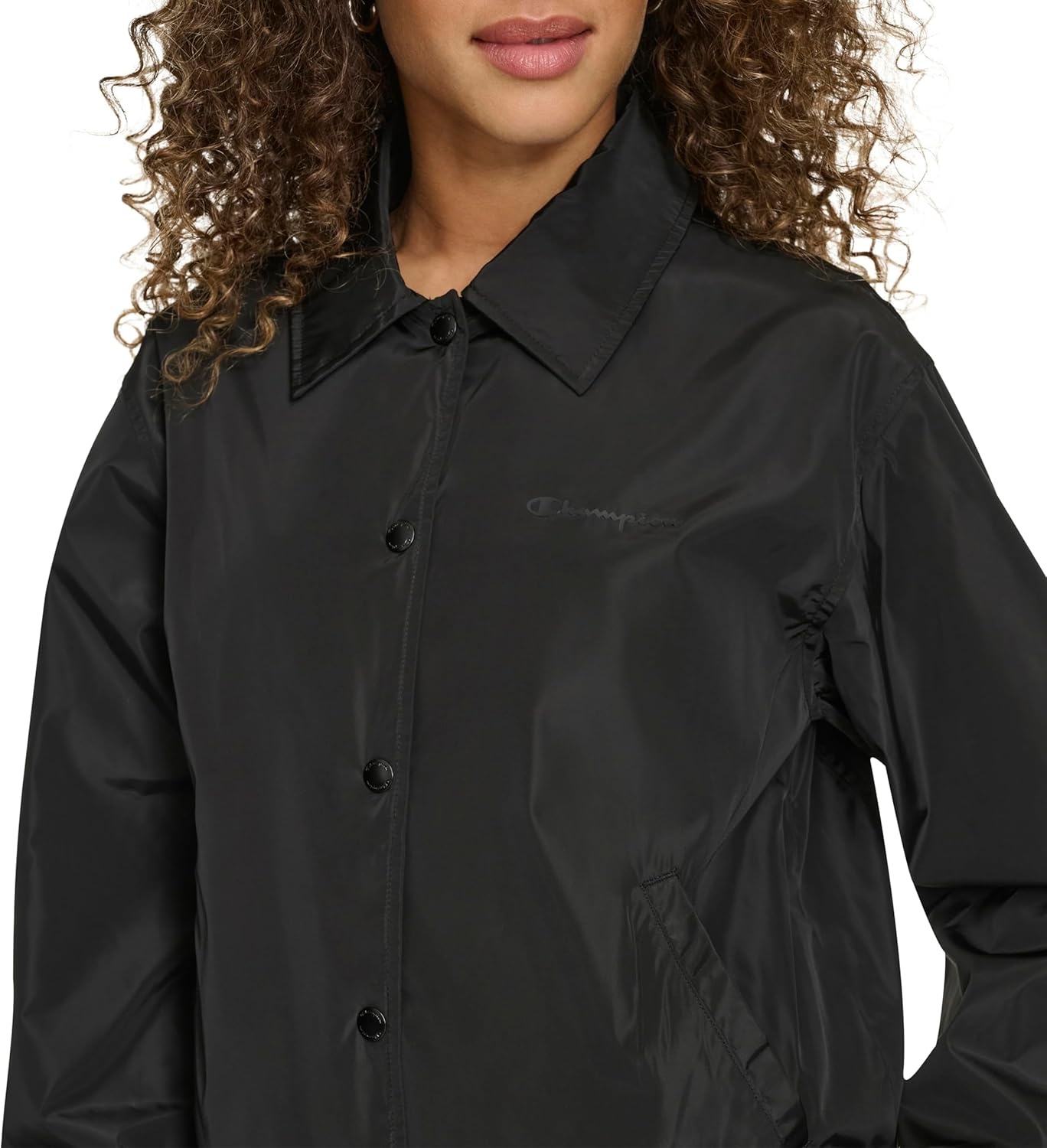 image:imageChampion Womens Cropped Coached JacketBlack