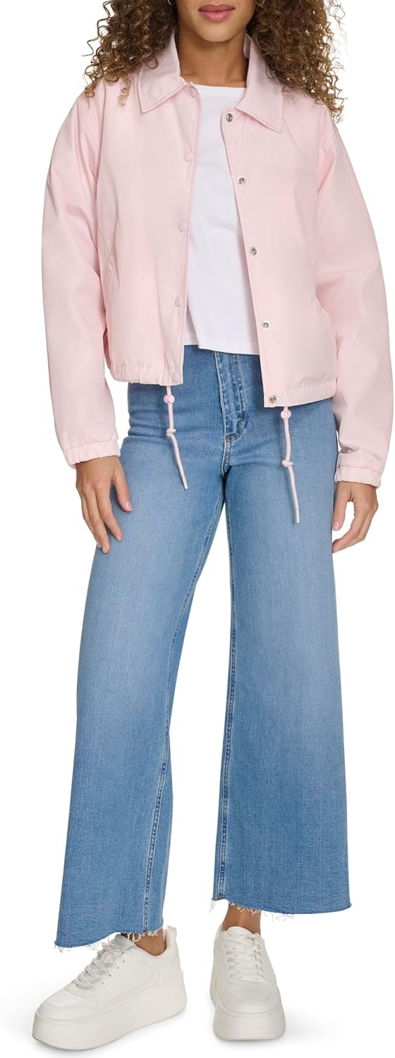 image:imageChampion Womens Cropped Coached JacketLight Pink