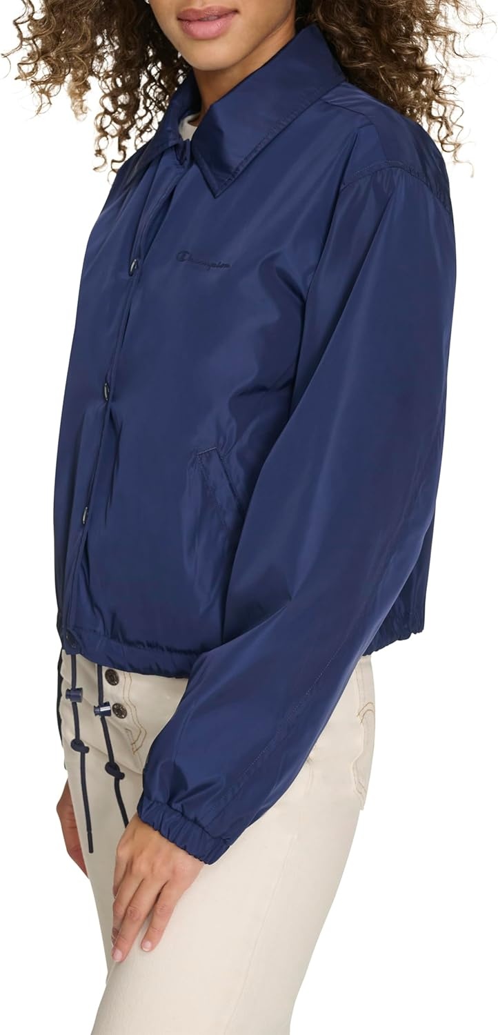 image:imageChampion Womens Cropped Coached JacketMedieval Blue