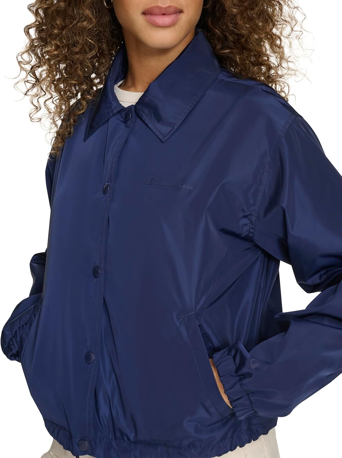 image:imageChampion Womens Cropped Coached JacketMedieval Blue