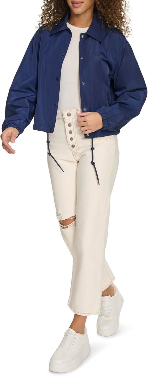 image:imageChampion Womens Cropped Coached JacketMedieval Blue
