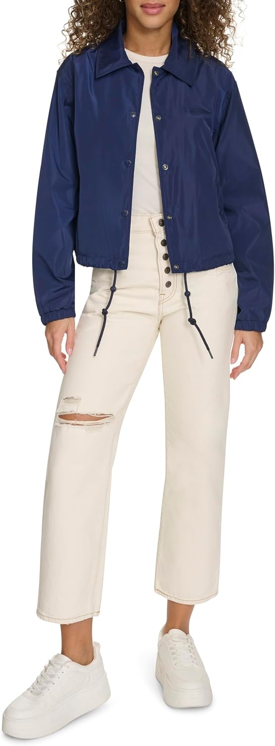image:imageChampion Womens Cropped Coached JacketMedieval Blue
