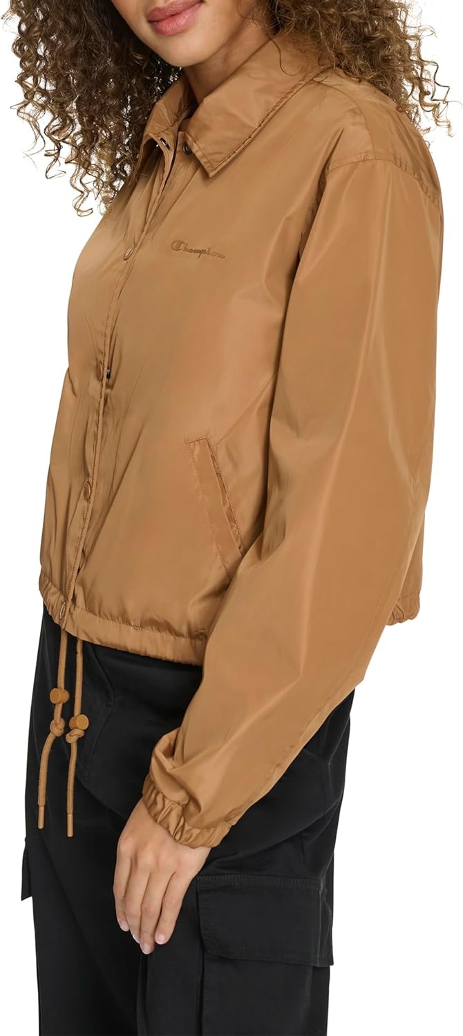 image:imageChampion Womens Cropped Coached JacketTobacco