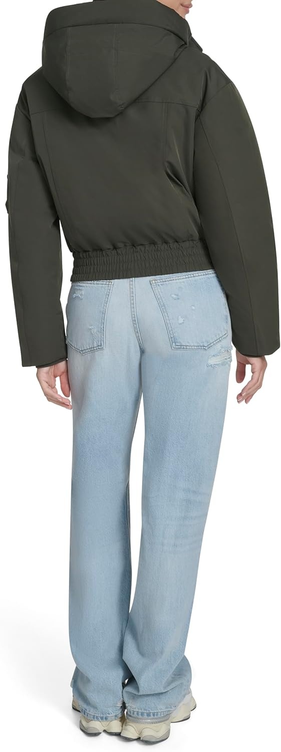 image:imageChampion Womens Cropped Hooded Ski BomberOlive