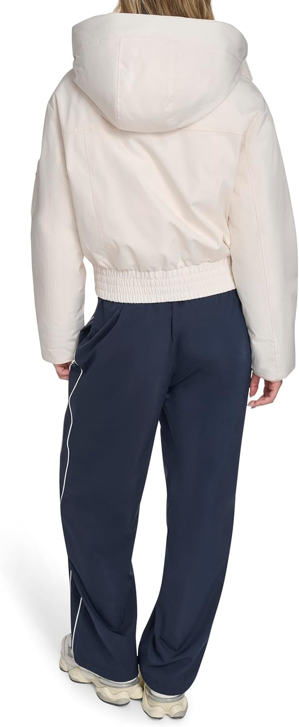 image:imageChampion Womens Cropped Hooded Ski BomberWhite