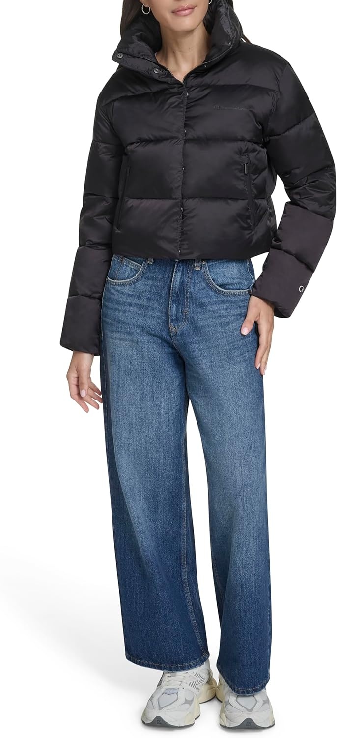 image:imageChampion Womens Cropped Puffer JacketBlack