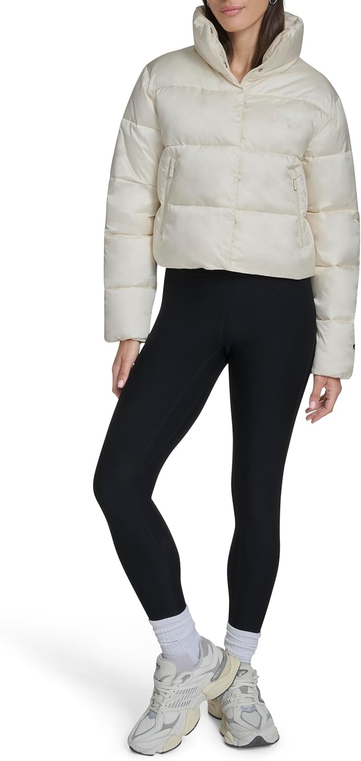 image:imageChampion Womens Cropped Puffer JacketWhite