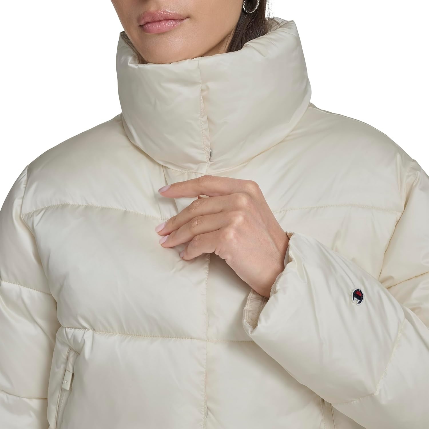 image:imageChampion Womens Cropped Puffer JacketWhite