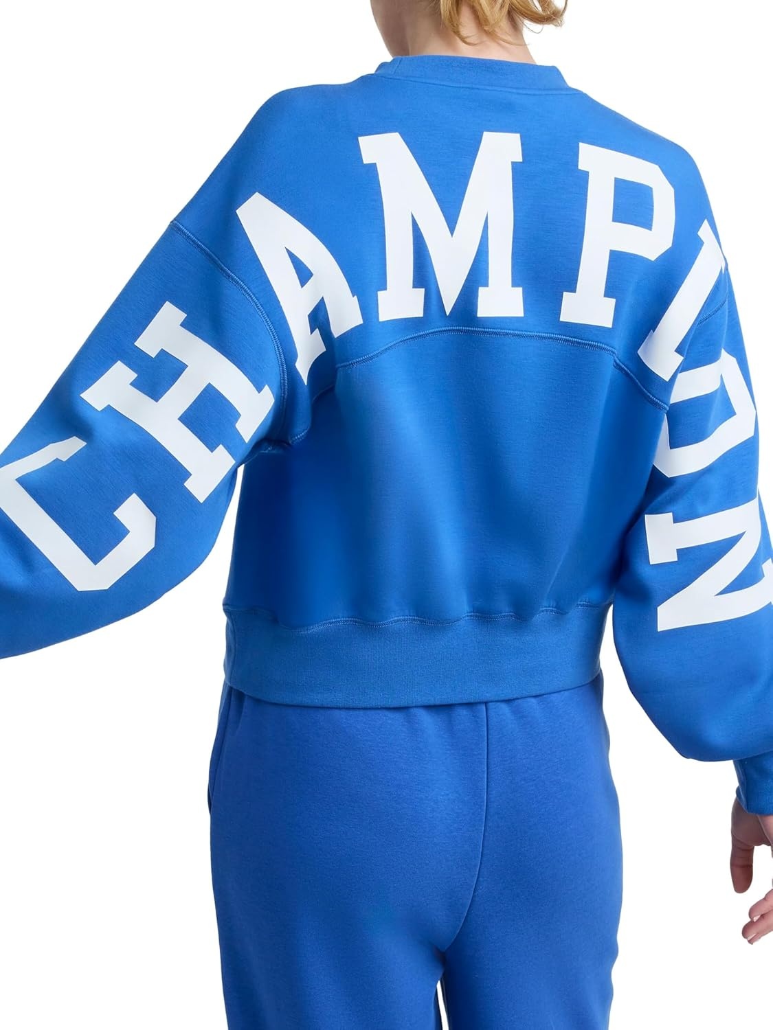 image:imageChampion Womens Endzone Crewneck Sweatshirt Loose FitNebulas Blue