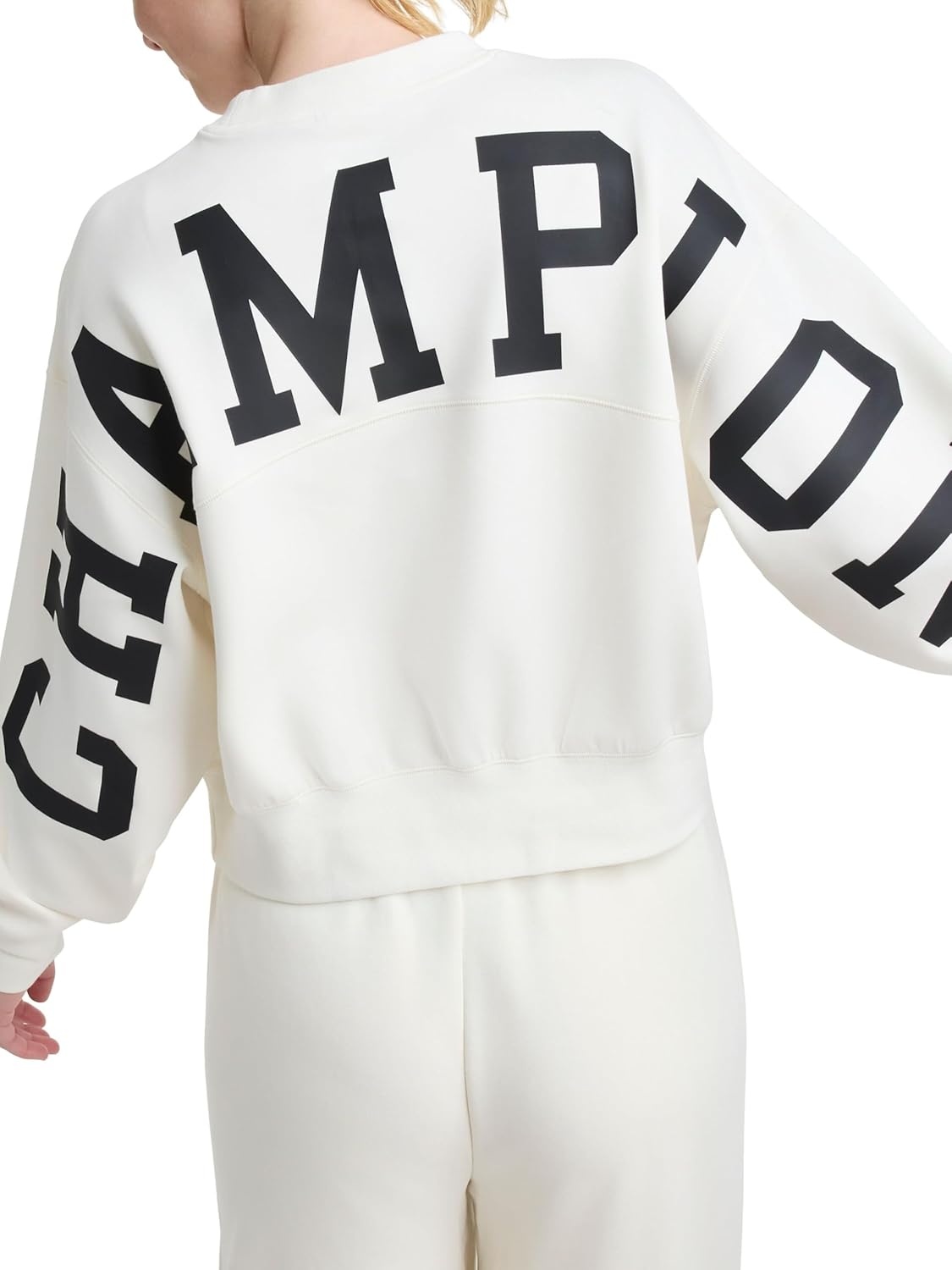 image:imageChampion Womens Endzone Crewneck Sweatshirt Loose FitUnbleached Cotton