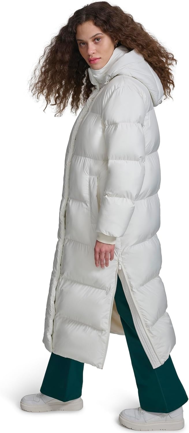 image:imageChampion Womens Extra Long Quilted Puffer Jacket With HoodMarshmallow