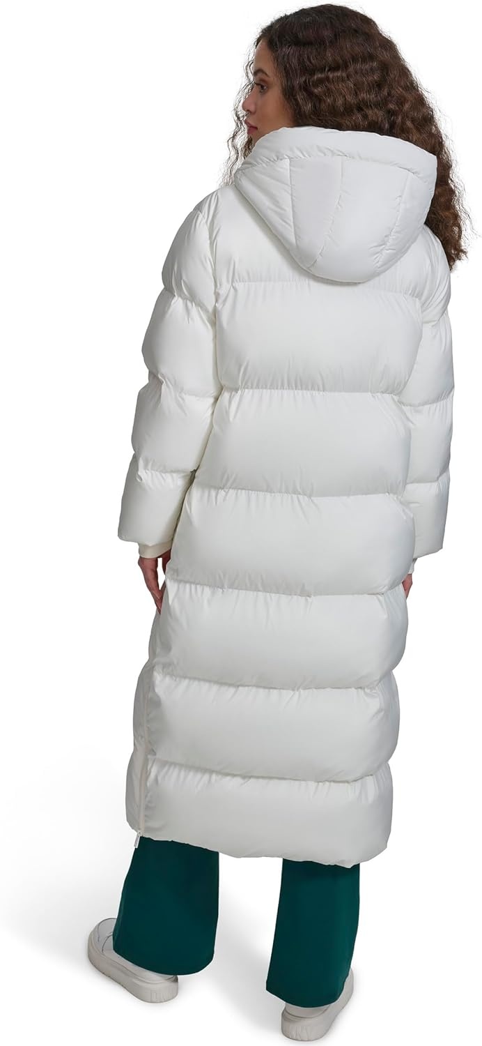 image:imageChampion Womens Extra Long Quilted Puffer Jacket With HoodMarshmallow