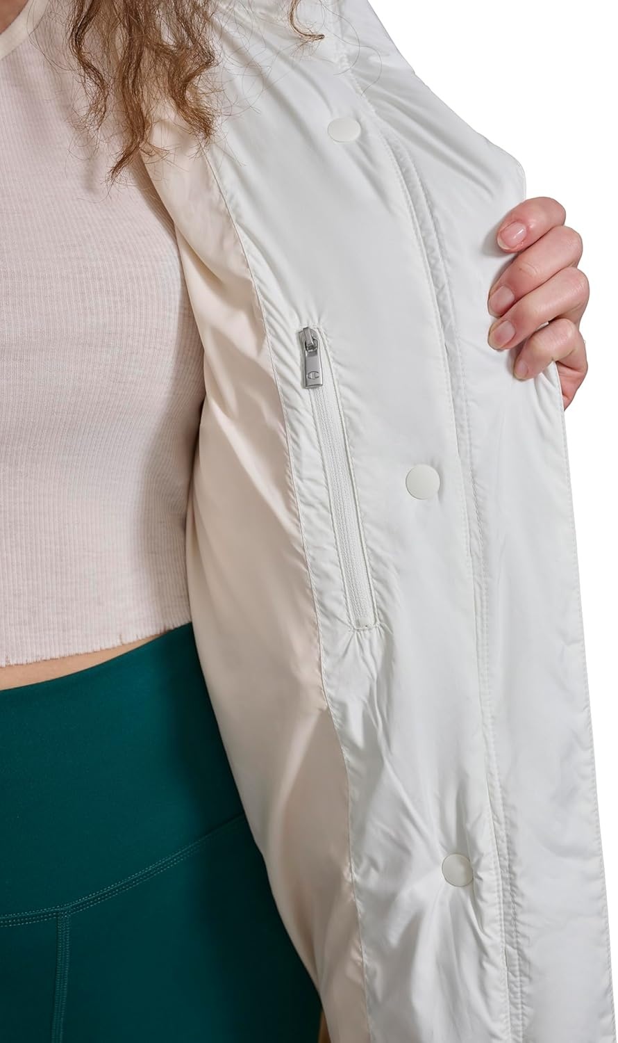 image:imageChampion Womens Extra Long Quilted Puffer Jacket With HoodMarshmallow