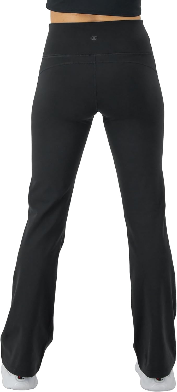 image:imageChampion Womens Flare Leggings Soft Touch Moisture Wicking Flared Pants for Women 315 Plus Size AvailableBlack