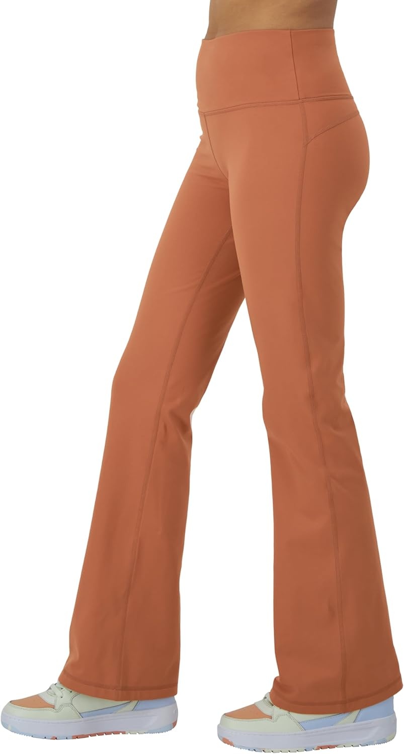 image:imageChampion Womens Flare Leggings Soft Touch Moisture Wicking Flared Pants for Women 315 Plus Size AvailableCanyon Red