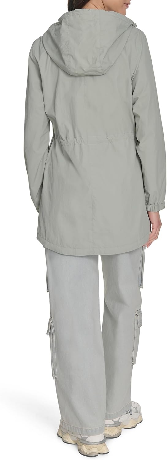 image:imageChampion Womens Hooded Cinch Waist Rain JacketWrought Iron