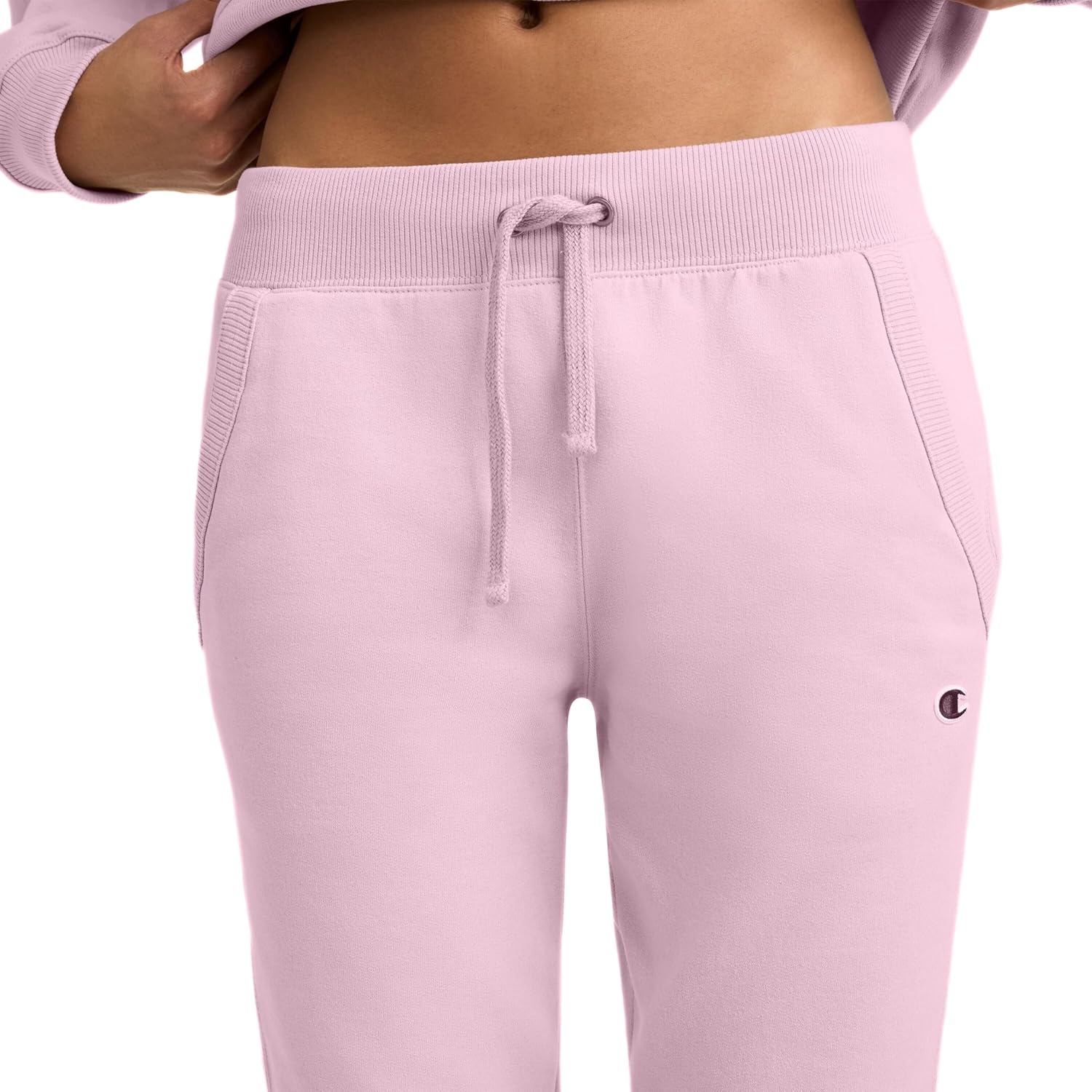 image:imageChampion Womens Joggers Fleece Joggers Comfortable Pants for Women 29 PlusBallerina Slipper C Logo