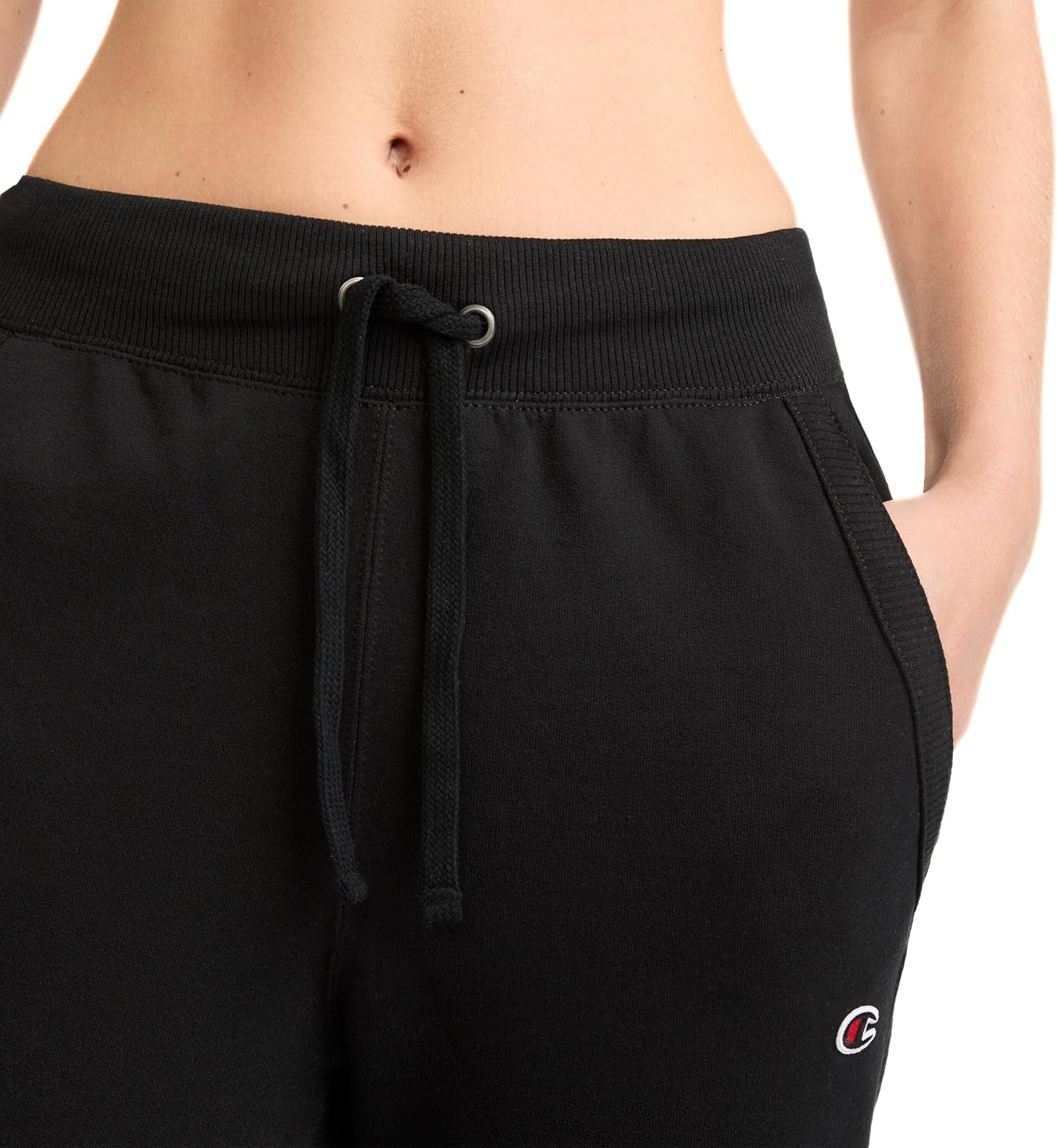 image:imageChampion Womens Joggers Fleece Joggers Comfortable Pants for Women 29 PlusBlack Classic Script Logo