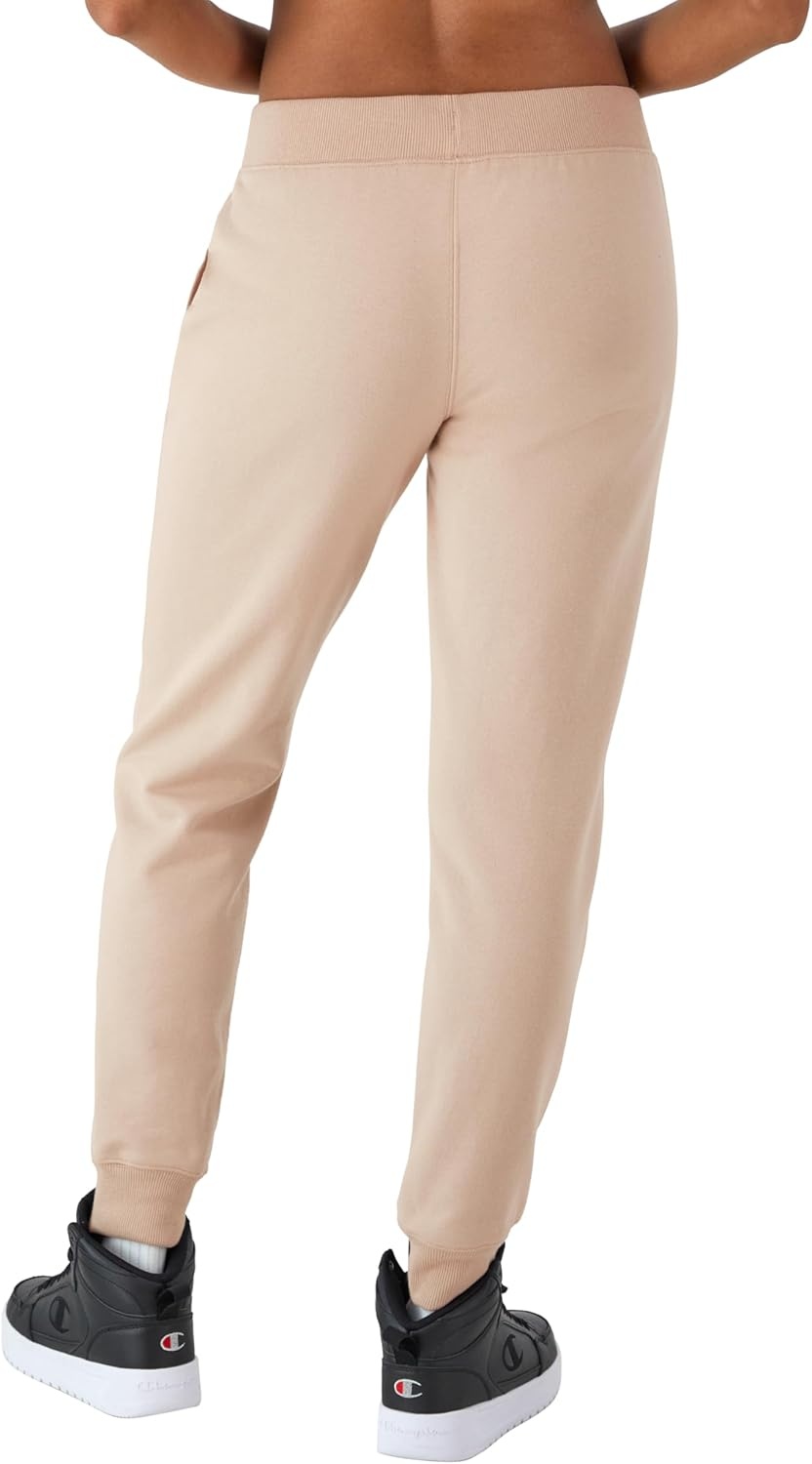 image:imageChampion Womens Joggers Fleece Joggers Comfortable Pants for Women 29 PlusChampagne Frost C Logo