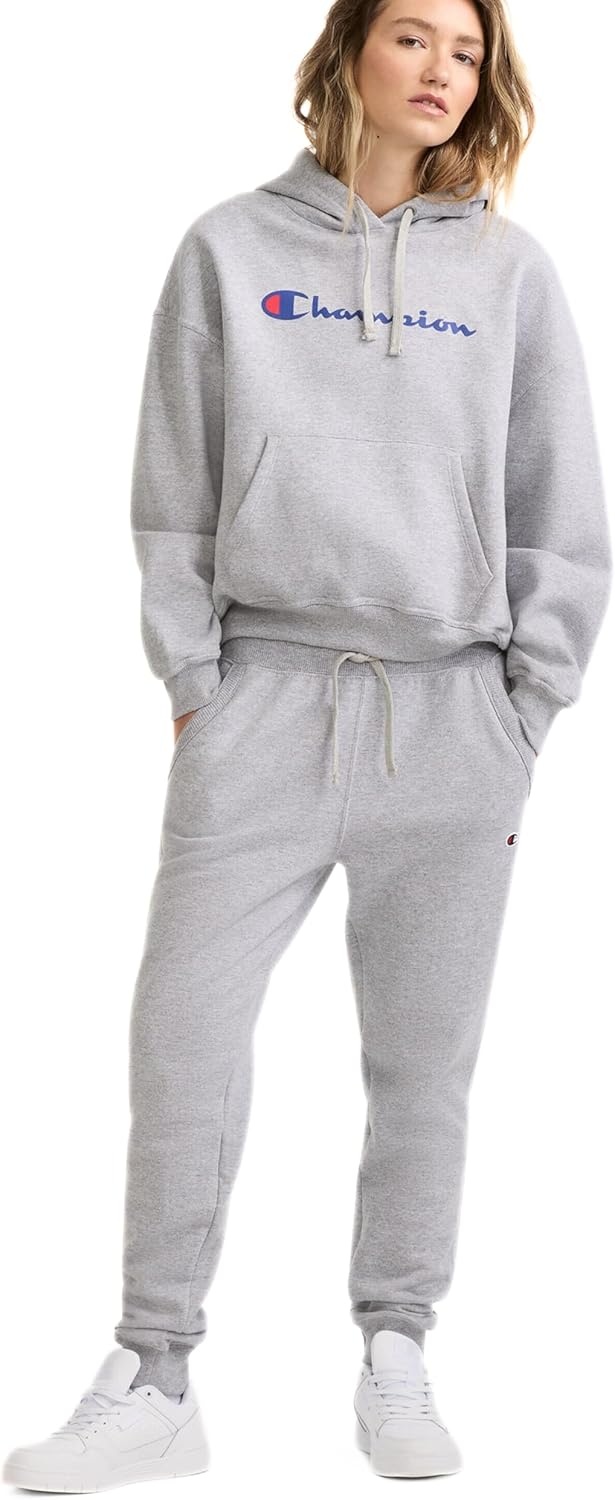 image:imageChampion Womens Joggers Fleece Joggers Comfortable Pants for Women 29 PlusOxford Gray C Logo