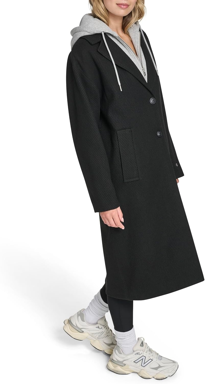image:imageChampion Womens Long Top Coat With Removable Jersey BibBlack