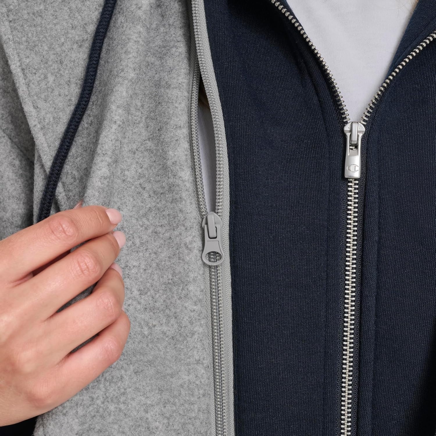 image:imageChampion Womens Long Top Coat With Removable Jersey BibLight Grey