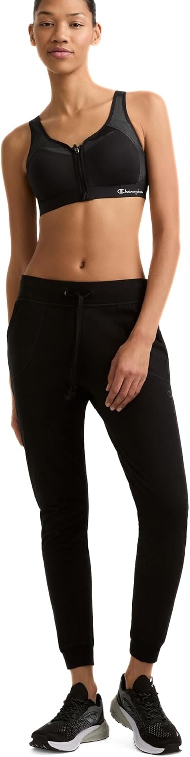 image:imageChampion Womens Lounge Joggers Pants Standard Fit LightweightBlack