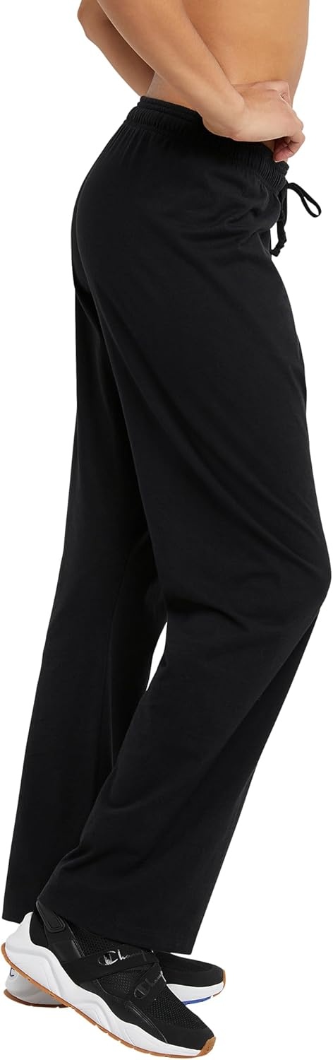 image:imageChampion Womens Lounge Pants Standard Fit Lightweight Available in Regular and PlusBlack