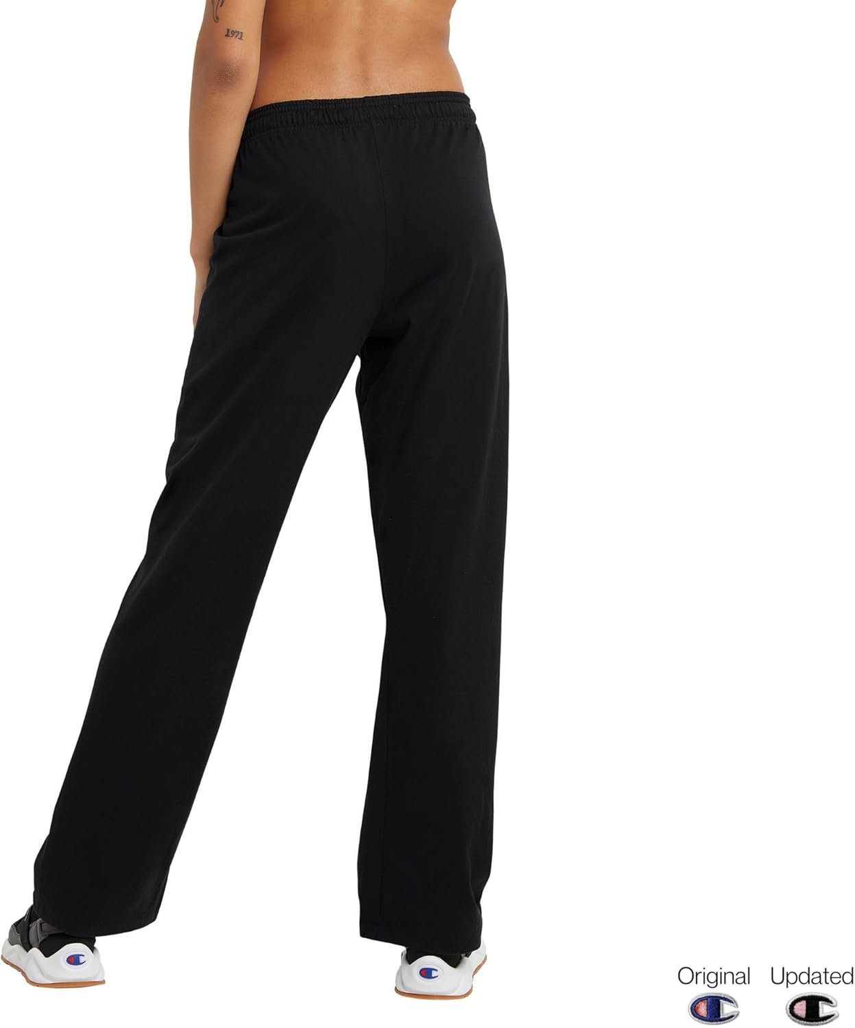 image:imageChampion Womens Lounge Pants Standard Fit Lightweight Available in Regular and PlusBlack