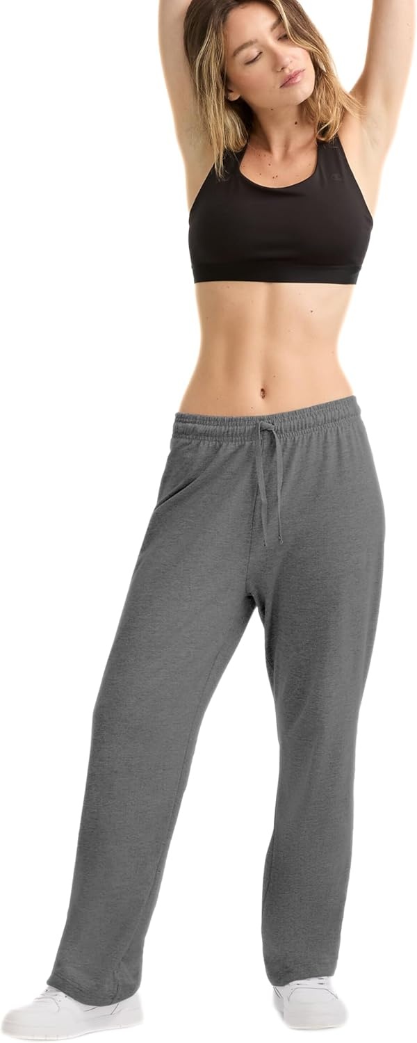 image:imageChampion Womens Lounge Pants Standard Fit Lightweight Available in Regular and PlusGranite Gray Heather
