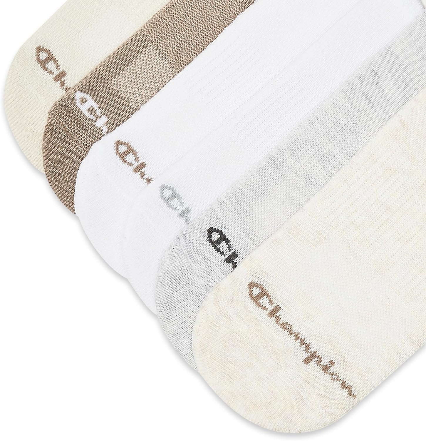 image:imageChampion Womens Low Cut Beathable MoistureWicking Athletic Socks 6PackGreyNeutral Assorted