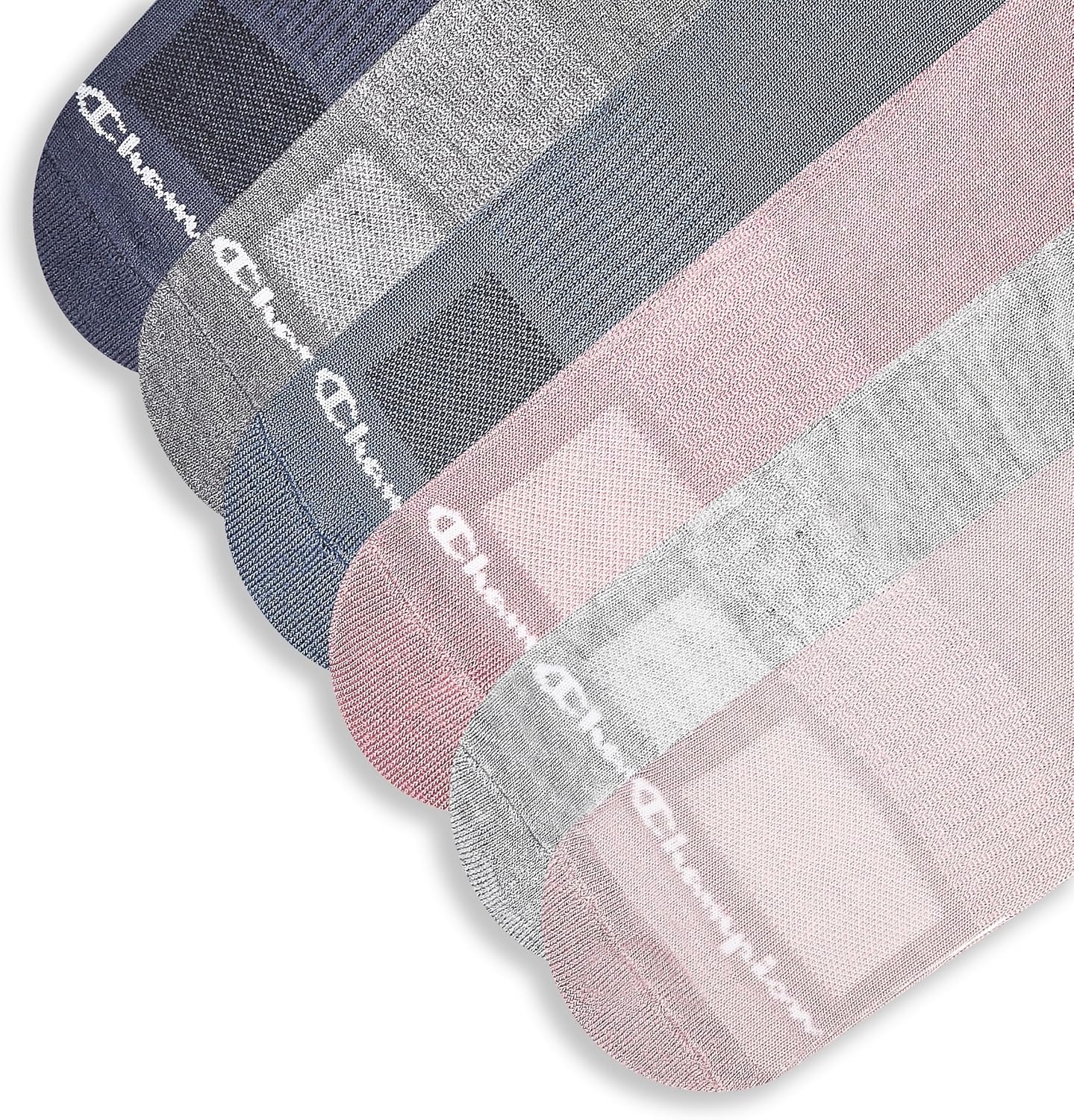 image:imageChampion Womens Low Cut Beathable MoistureWicking Athletic Socks 6PackPink Multi