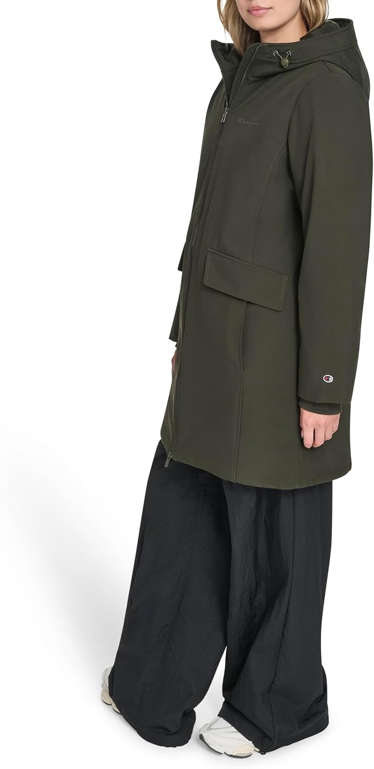 image:imageChampion Womens Midlength Hooded ParkaOlive