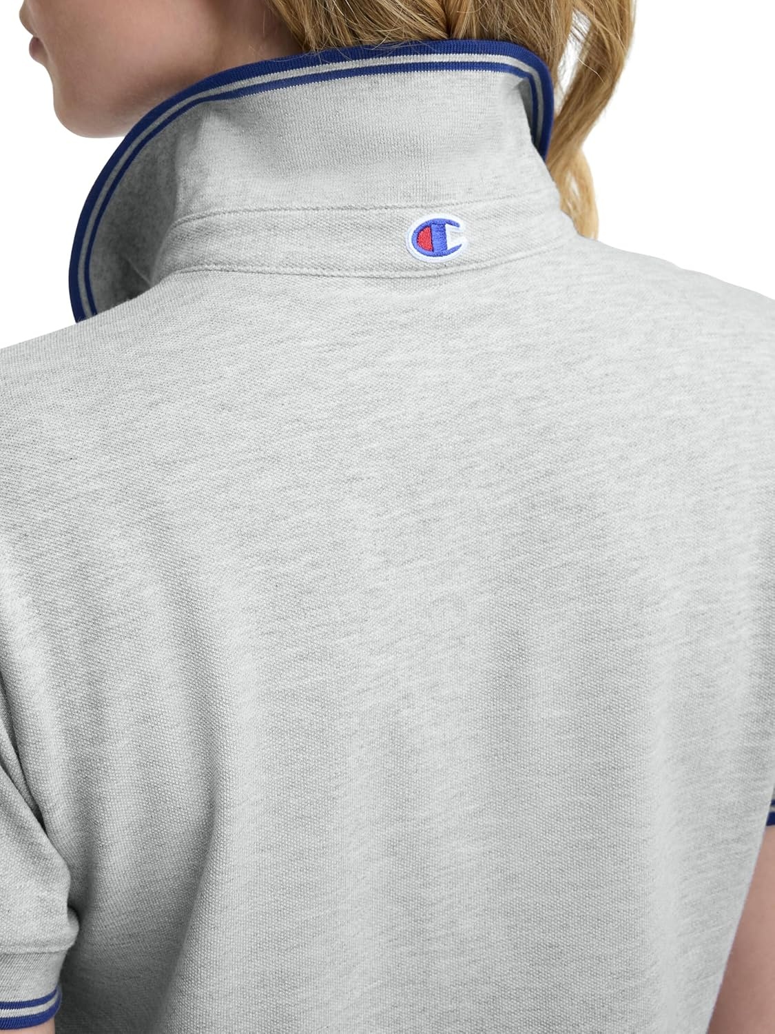 image:imageChampion Womens Off the Court Short Sleeve 345 Polo Dress Standard FitOxford Gray Heather