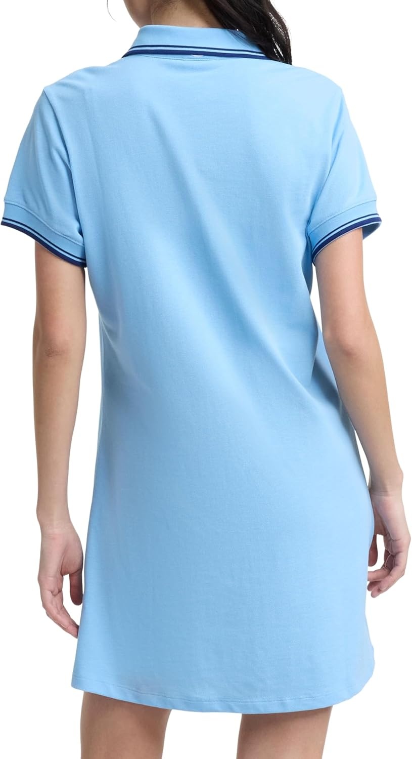 image:imageChampion Womens Off the Court Short Sleeve 345 Polo Dress Standard FitPlacid Blue