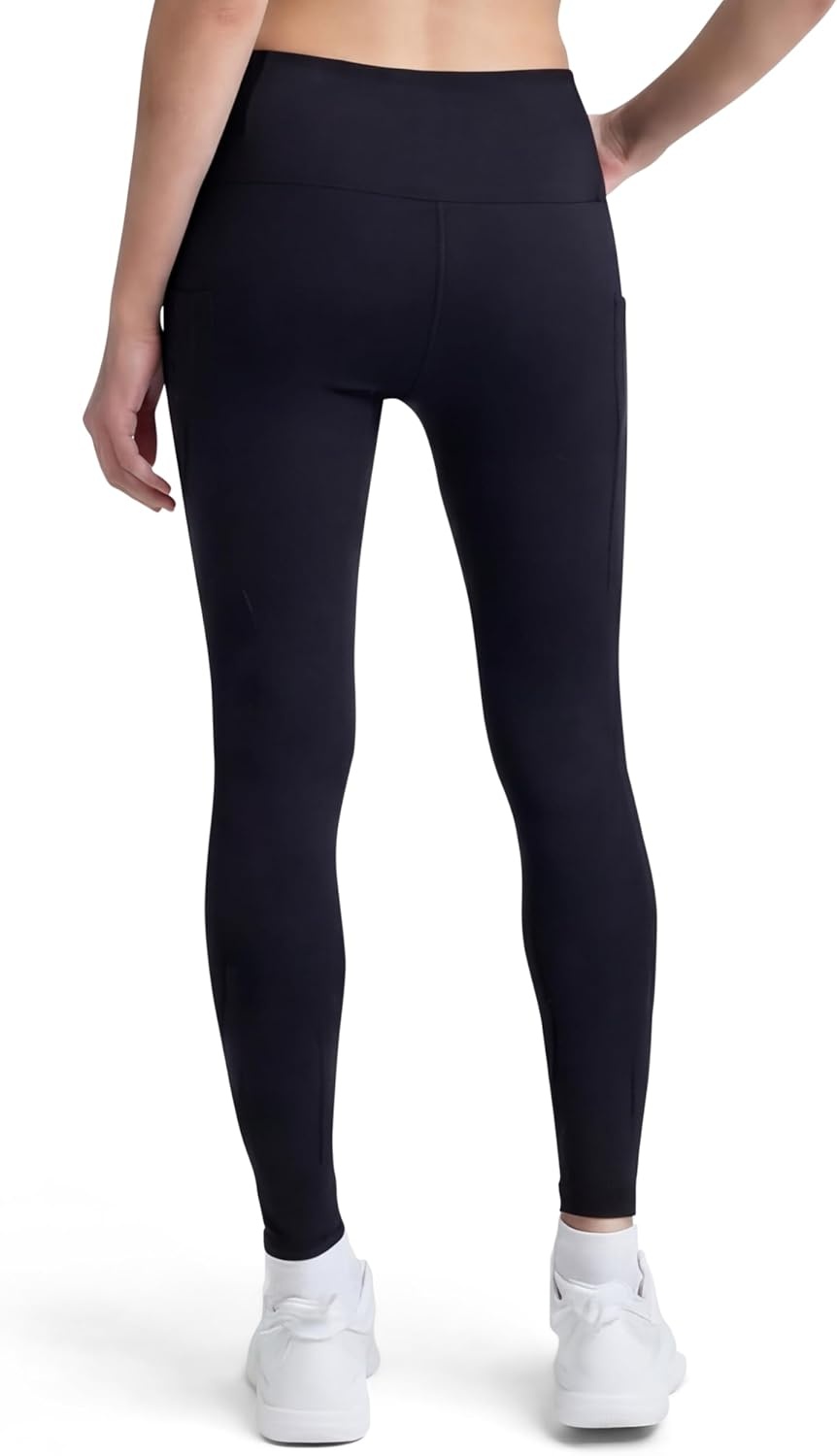 image:imageChampion Womens Performance Inner Drawcord 78 Leggings FittedBlack C Logo