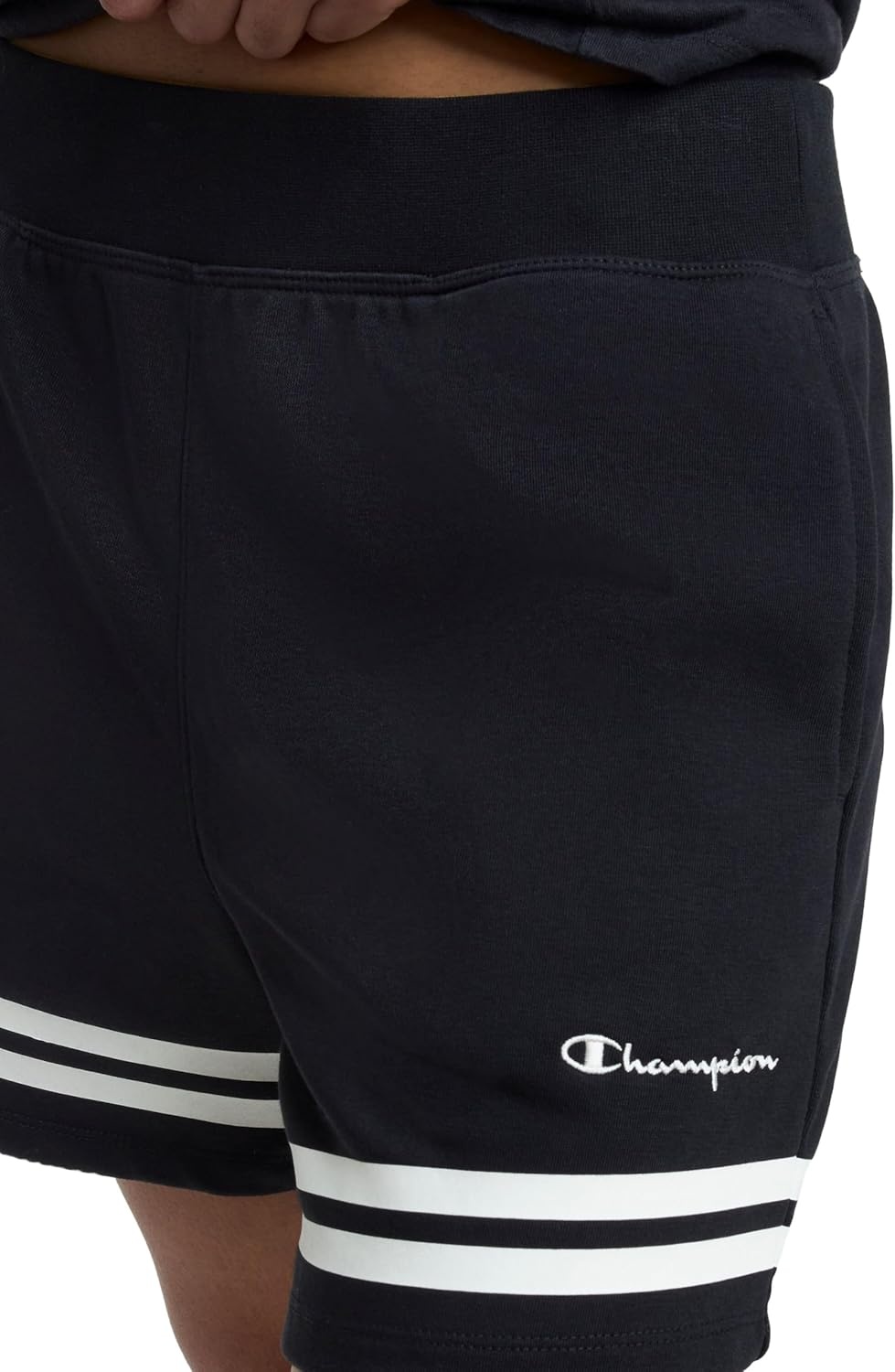 image:imageChampion Womens Pitcher 5 Athletic Short Standard Fit French TerryBlack