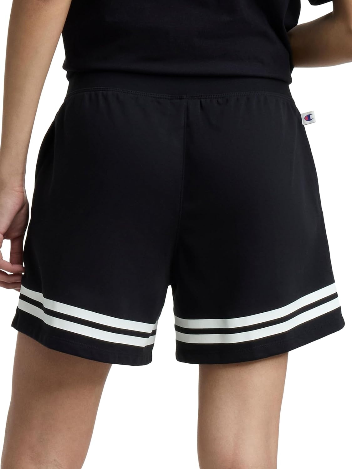 image:imageChampion Womens Pitcher 5 Athletic Short Standard Fit French TerryBlack