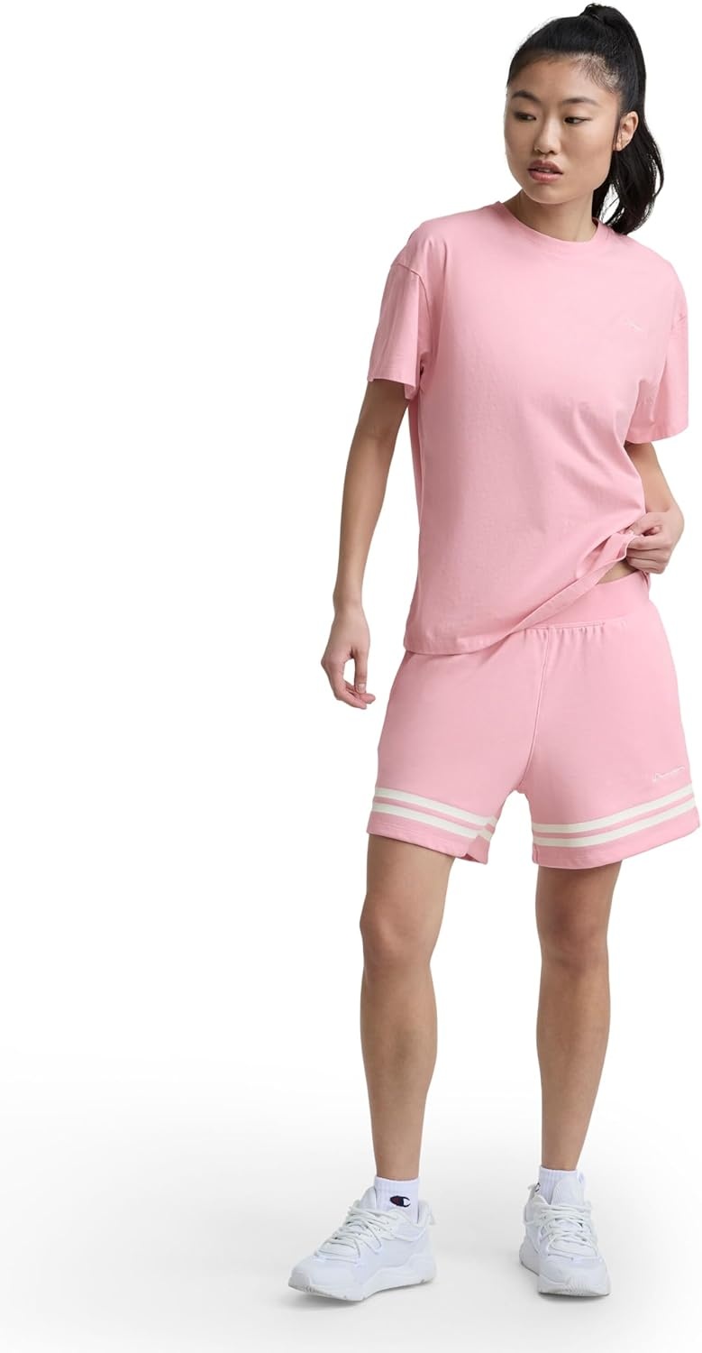 image:imageChampion Womens Pitcher 5 Athletic Short Standard Fit French TerryRose Shadow