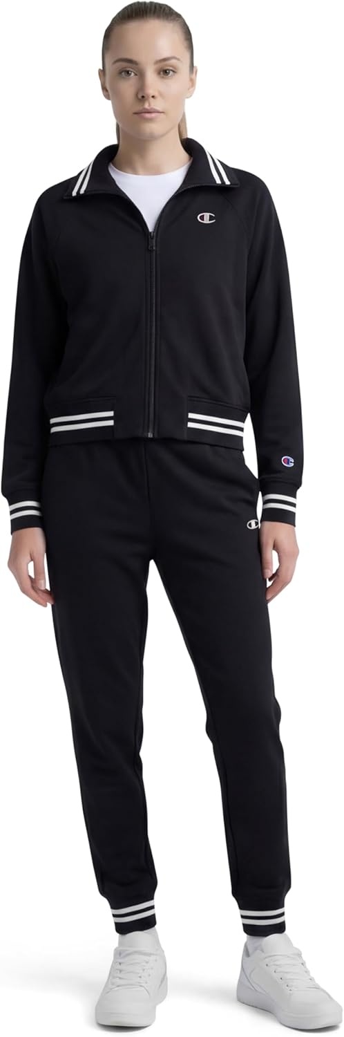 image:imageChampion Womens Pitcher Pant Standard Fit French TerryBlack