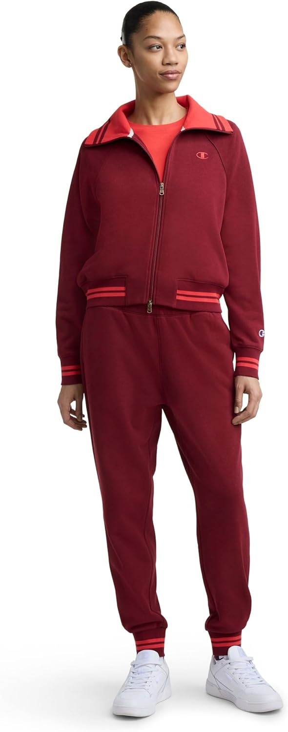 image:imageChampion Womens Pitcher Pant Standard Fit French TerryPomegranate
