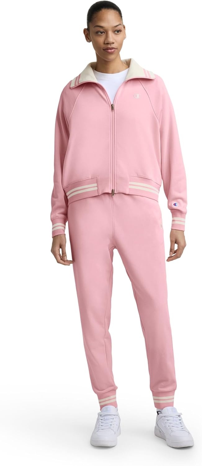 image:imageChampion Womens Pitcher Pant Standard Fit French TerryRose Shadow