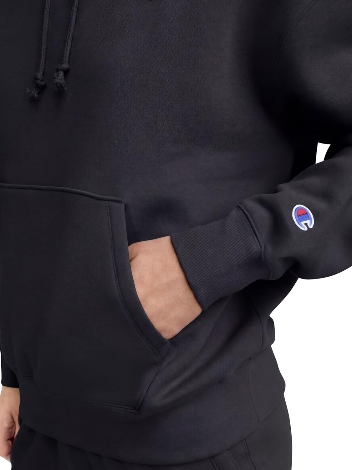 image:imageChampion Womens Pullover Fleece Hoodie Loose Fit Midweight C Logo Available in Regular and PlusBlack C Logo